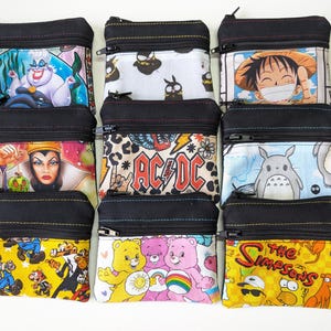 monedero monedas tarjetero, monedero doble cremallera, cartera bolsillo, monedero personalizable, cartera exclusiva personalizada unisex
