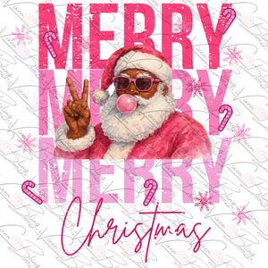 black santa dressed in pink Windy Hill Pink Metallic Iridescent Christmas Santa Claus 16 Teddy Bear New