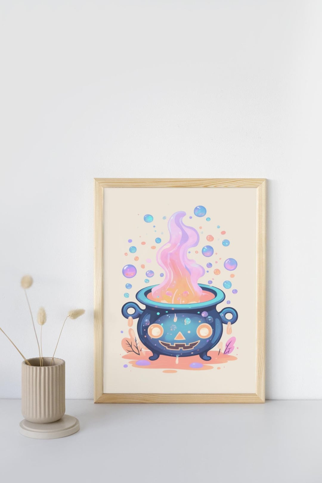 Magical Witch Cauldron Wall Art Perfect for Halloween and Spooky Decor ...