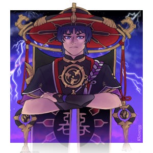 Genshin print- Scaramouche