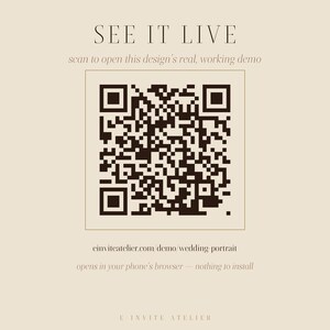 Photo Wedding Invitation Website | Interactive Digital Invite with RSVP, Countdown | Your Portrait Full Screen, Modern image 6