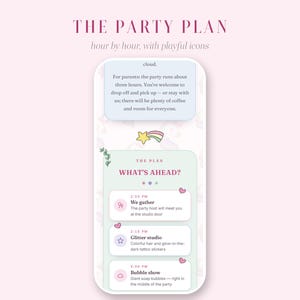 Invitación de cumpleaños de unicornio interactiva / Invitación digital personalizada con confirmación de asistencia y cuenta regresiva / Tema de unicornio floral rosa imagen 6