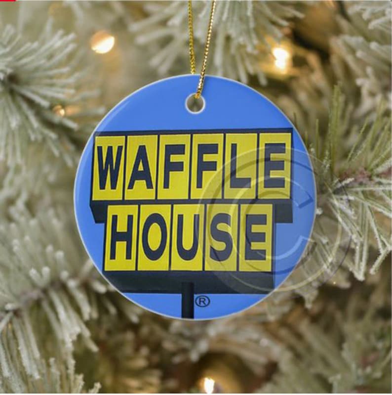 Waffle House Waffle House Christmas Ornament Etsy