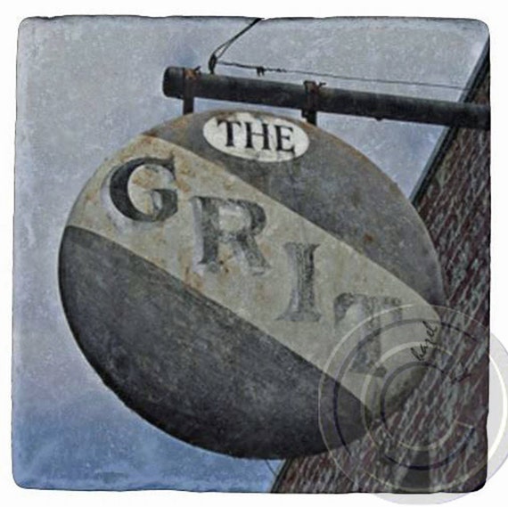 The Grit Athens UGA the Grit Coaster Athens Etsy
