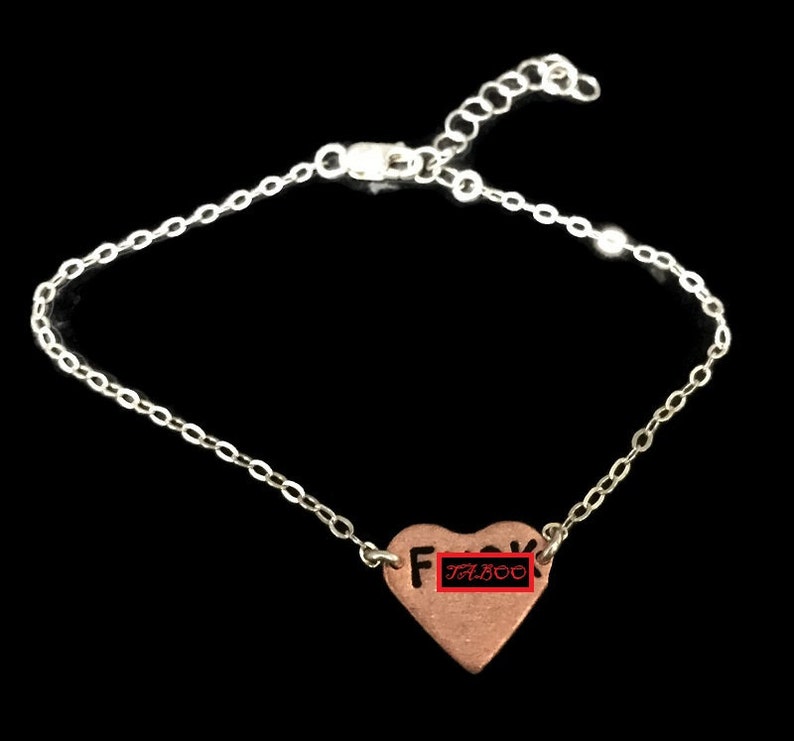 Fuck Bracelet F Word Cardi B Curse Word Jewelry Hand Etsy