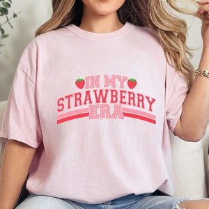 In My Strawberry Era Comfort Colors® Shirt, Retro Strawberry Festival Tshirt,Florida Festival Gift for Her,Strawberry Season Tee,Berry Lover