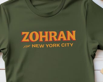Progressive Democrats DSA Shirt, Zohran for Mayor of New York Tee, Zohran for New York City Shirt,Zohran Mamdani Tee,Vote Zohran Rank Zohran