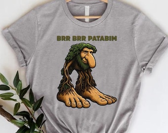 Italian Meme Tee, Brr Brr Patabim T-Shirt,Gen Z Humor Tee,Brain rot Humor Shirt,Pop Culture Meme,Italian Brain Rot Animals Cursed Monkey Tee