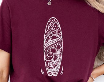 Surfing T-Shirt, Surf Lover Shirt, Surf Board Shirt, Beach Vacation Shirt, Family Cruise Shirts, Ocean Lover Gift, Surfer Tee, Beach T-Shirt