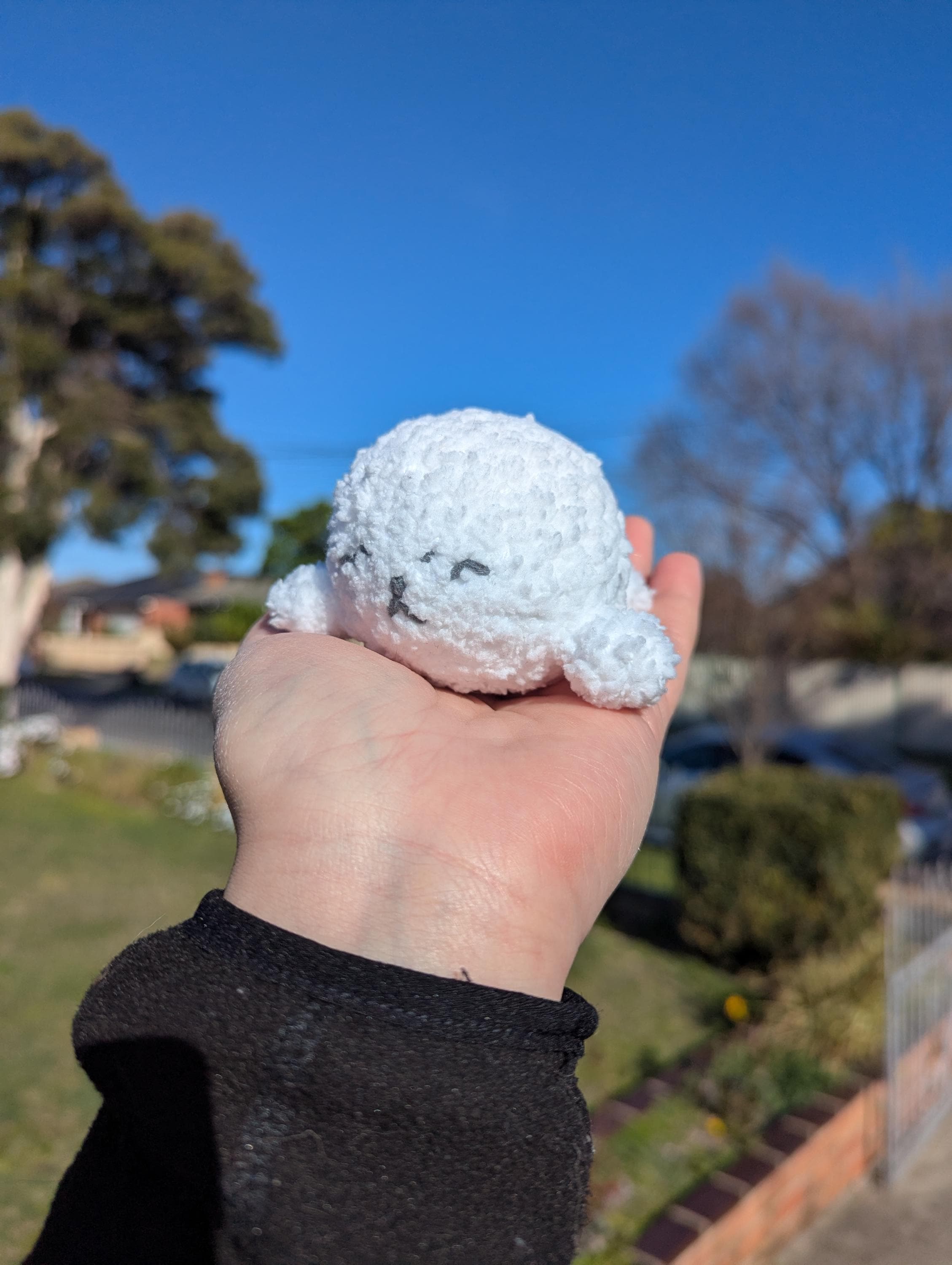Love and Deepspace Zayne Snow Seal Crochet Plushie Keychain - Etsy