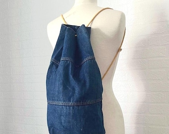 Borsa tote vintage in denim anni '90