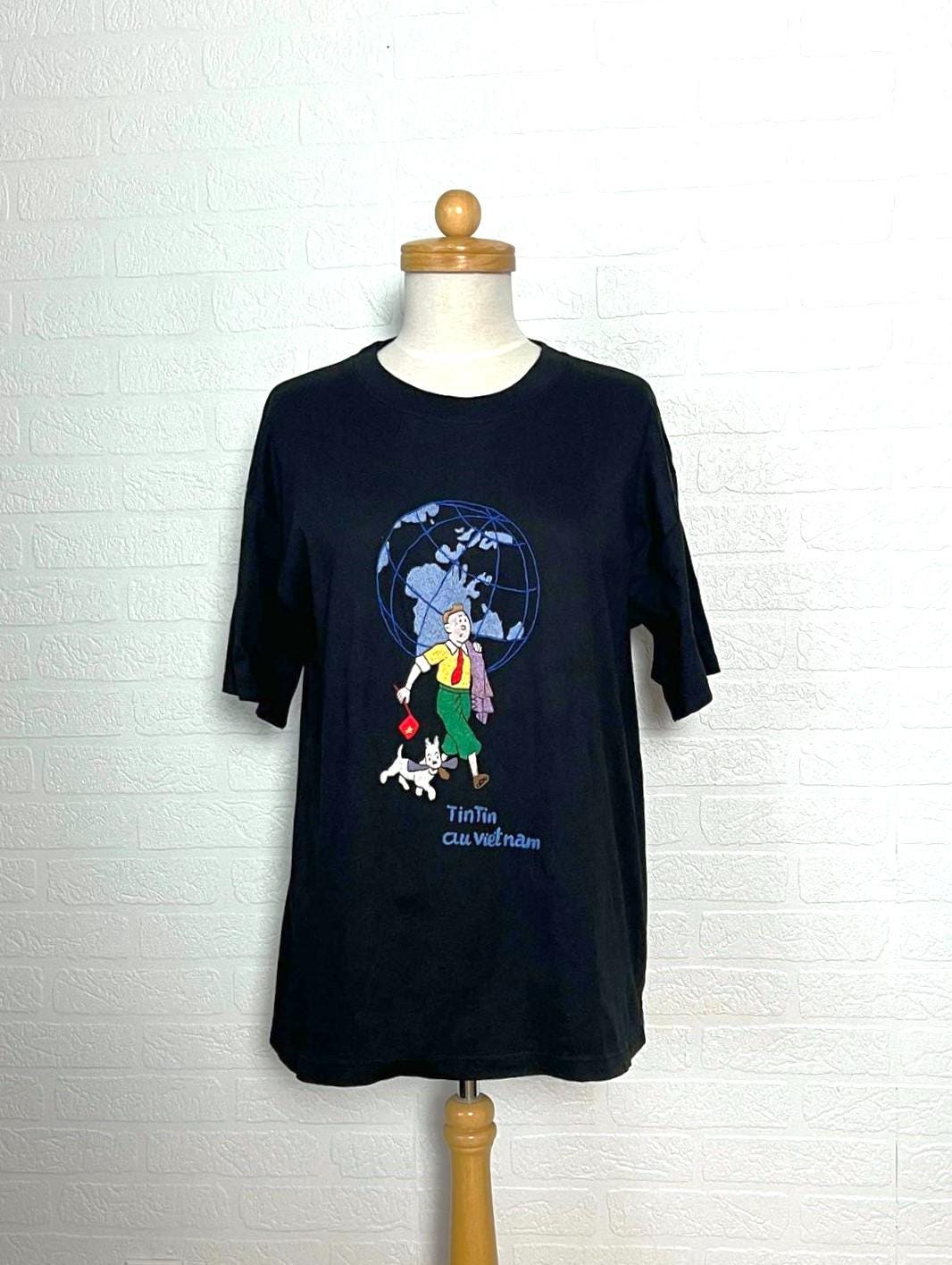Tintin Shirt - Etsy Singapore Tintin Shirt - Etsy Singapore