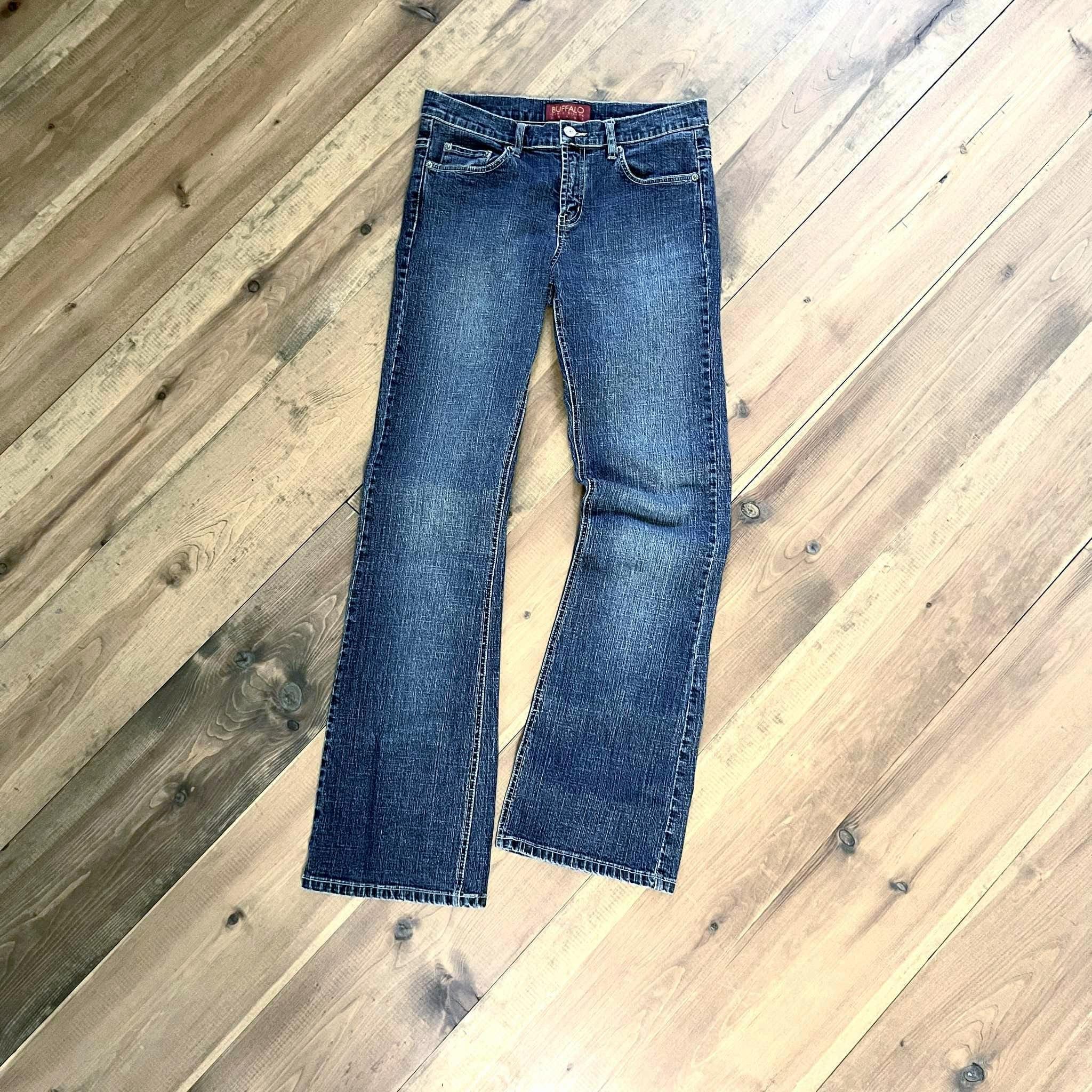Vintage Buffalo David Bitton Y2K Flared Jeans, Low Rise, Medium 