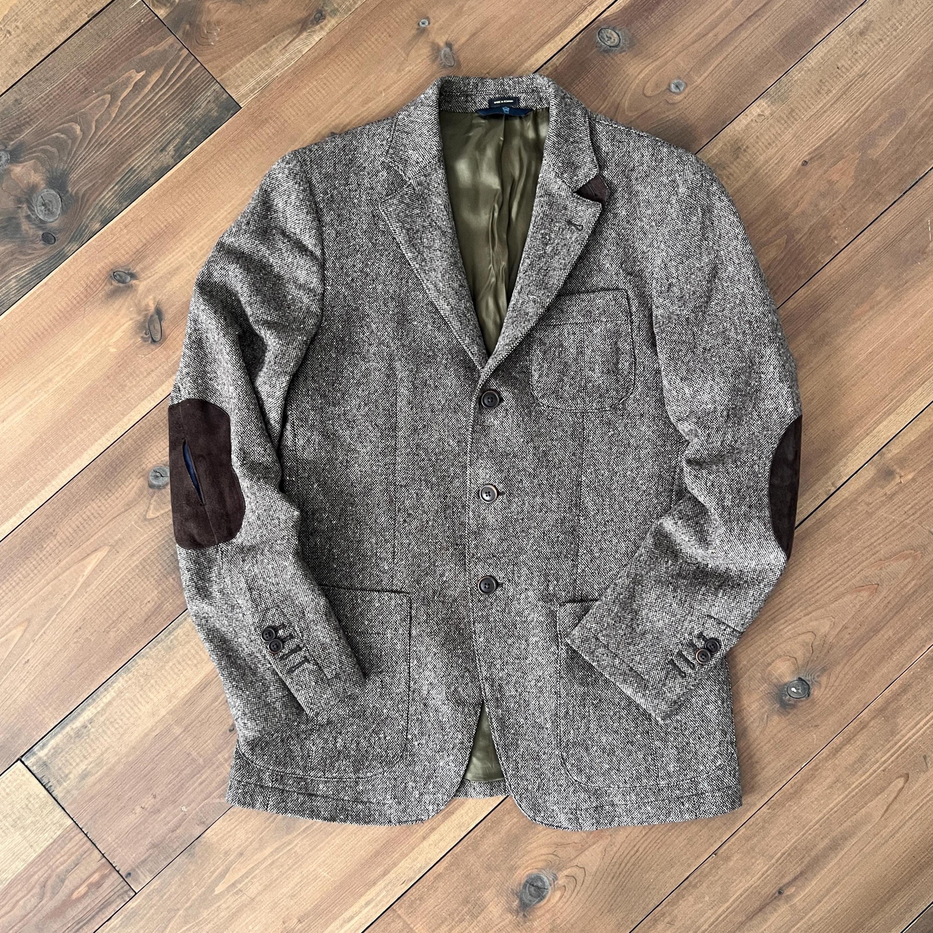 Tweed knit jacket - Etsy 日本