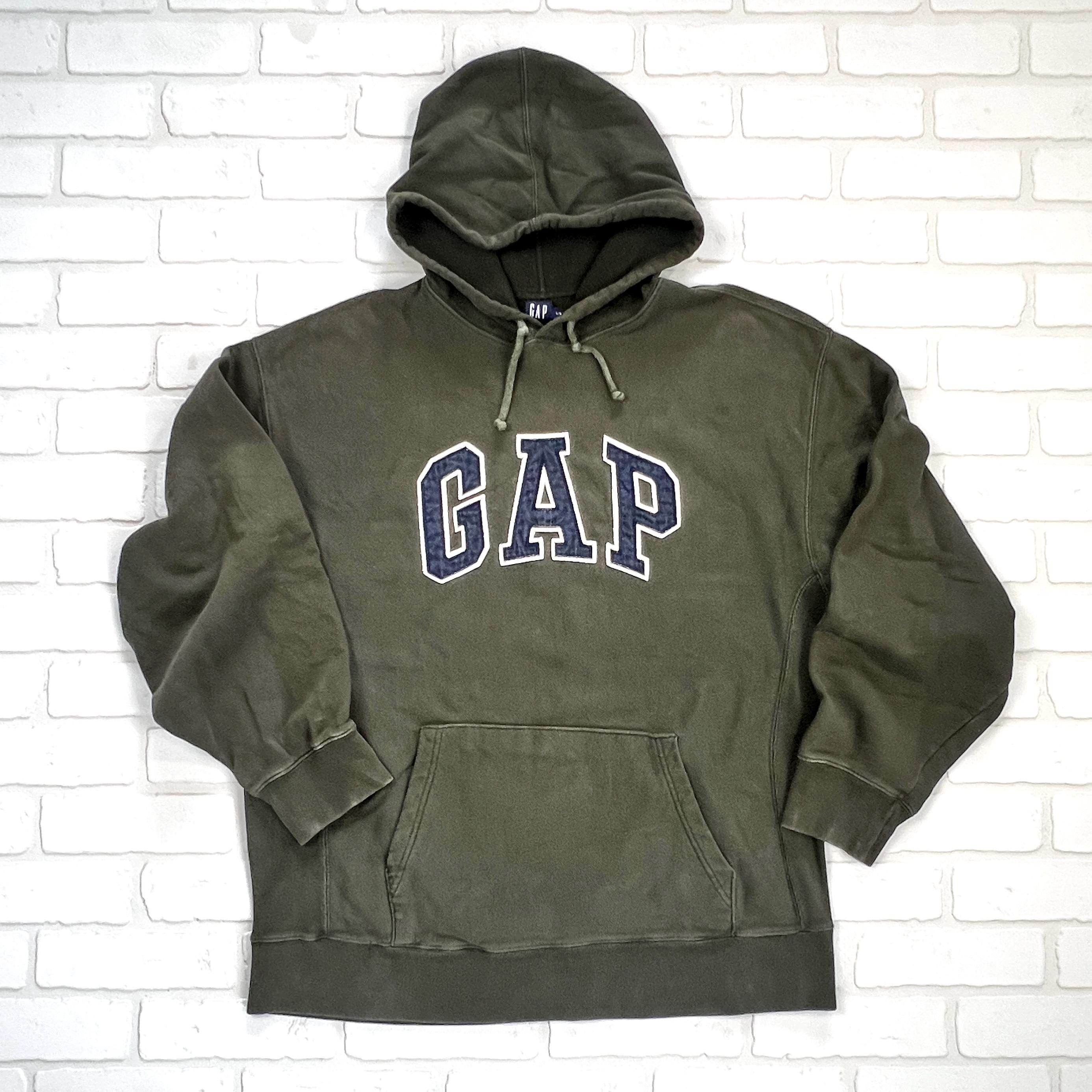 old gap zip up hoodie 00s y2k 短丈 archive Vintage Y2K Black Gap Zip Up Boxy Hoodie (M/L) – Rebalance Vintage