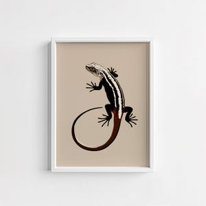 Lizard Digital Wall Art | Reptile Printable | Nature Decor