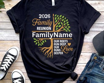 Custom Family Reunion Shirt, Personalized Family Tree