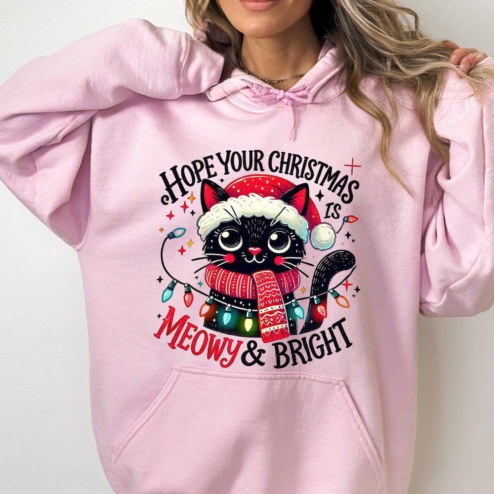 Christmas Cat Sweatshirt,Happy Cat Year Shirt,Funny Christmas Cat Shirt,Cat Christmas Sweatshirt,Cats Sweatshirt,Cat Lover Christmas