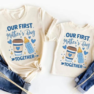 Personalized Mothers Day Shirt, Our First Mothers Day, My 1st Mothers Day , Mothers Day Matching Shirt, Mommy and Me, Mothers Day Gift