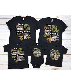 Camiseta personalizada para reunión familiar, árbol genealógico personalizado imagen 2