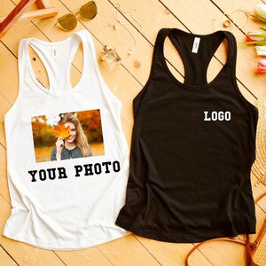 Custom Text Tank, Custom Workout Tank Top, Personalized Tank, Custom Birthday Tank, Custom Vacation Tank, Custom Fitness Tank