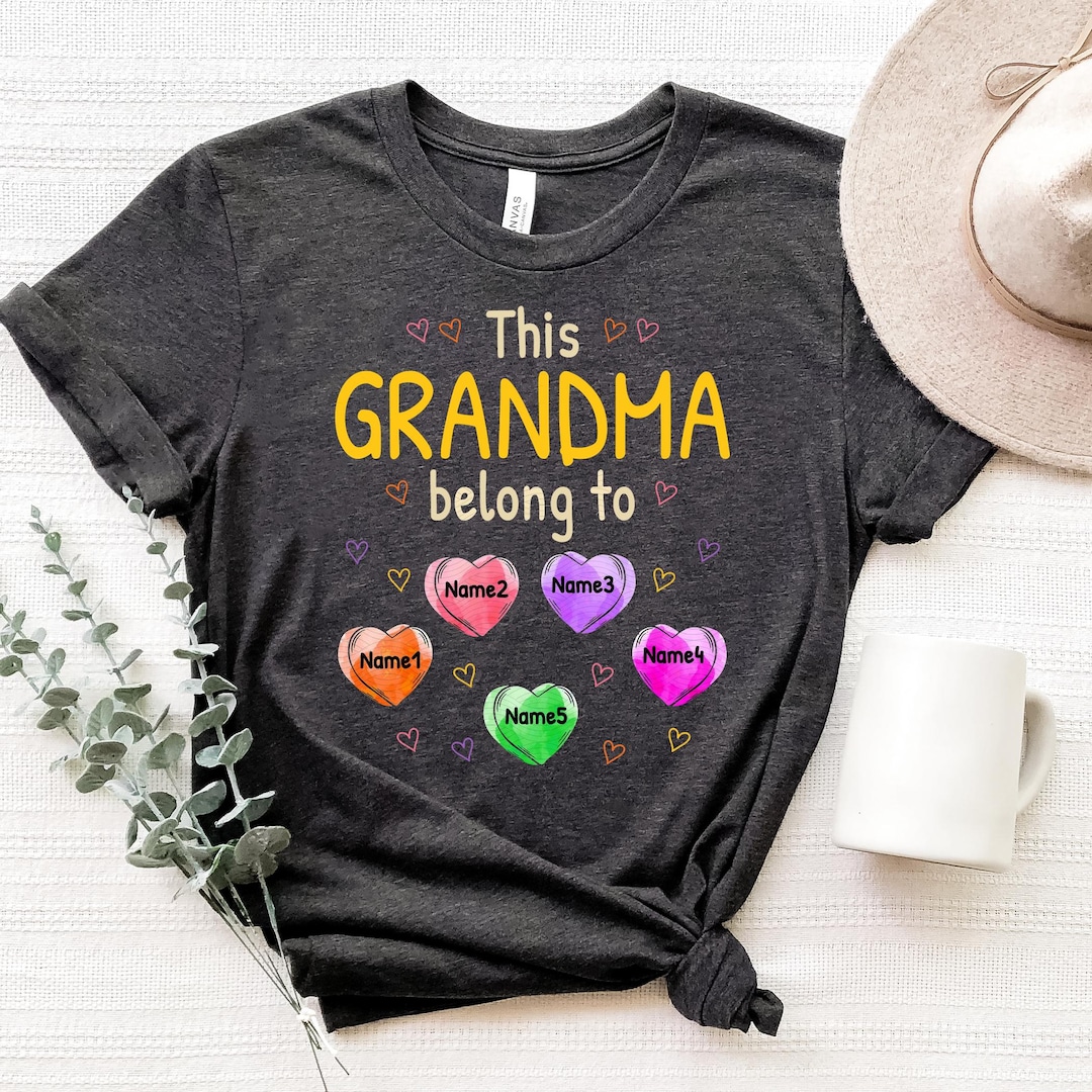 Maglietta Le Mie Persone Preferite Mi Chiamano Mamma/Nonna Personalizz - Mondo Regalo - Foto 6