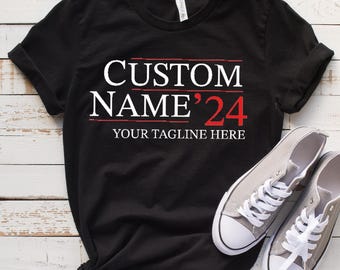 Custom Election Tee, Personalized Name 2027 Campaign Shirt