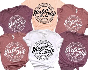 Girls Trip 2027 Shirt, Girls Vacation Shirt, Weekend Trip Shirt, Custom Girls Trip Shirt, Summer Vacation Shirt, Summer Trip Shirt, Trip Tee