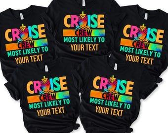 Most Likely to Cruise Shirts, Family Cruise 2027 Shirt, Family Most Likely to,Funny Cruise Shirts, Matching Cruise Shirt, Group Cruise Shirt