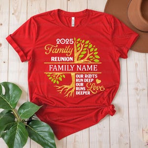Camiseta personalizada para reunión familiar, árbol genealógico personalizado imagen 6