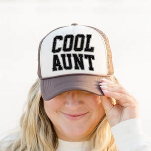 Cool Aunt Hat, Aunt Hat Personalized ,New Aunt Gift , New Aunt Est Hat,Gift For New Aunt, Custom New Aunt Hat