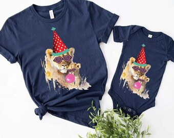 Lion Family Matching Shirt, Party Animal Tee