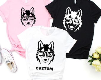 Wolf Pack Family Shirt, Matching Outfits, Wolf Lover Tee