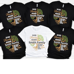 Camiseta personalizada para reunión familiar, árbol genealógico personalizado imagen 3