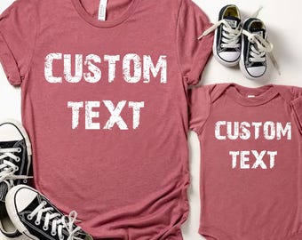 Retro Custom Shirt, Custom Text Shirt, Custom T-shirt, Personalized T-shirt, Personalized Shirt, Custom Unisex Shirts, Custom Printing Shirt