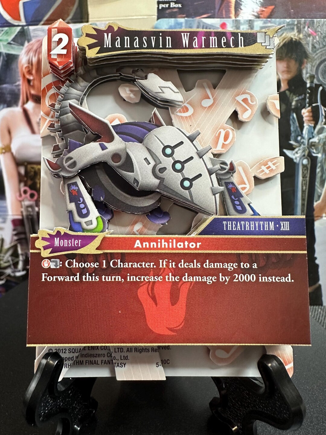 Manasvin 3D Shadowbox Card Manasvin Warmech Final Fantasy XIII (theatrhythm ...