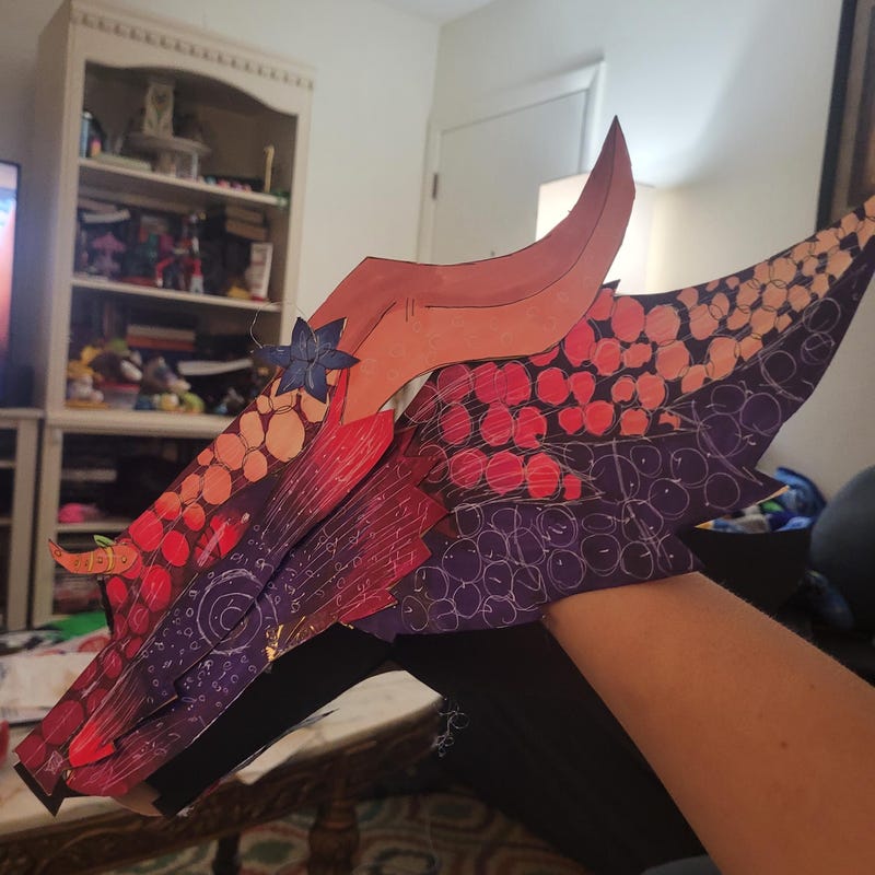 Forkscales Dragon Puppets - Etsy
