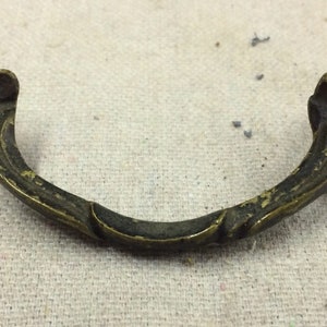 Vintage Brass French Provincial Drawer Pull: Furniture Restoration Hardware