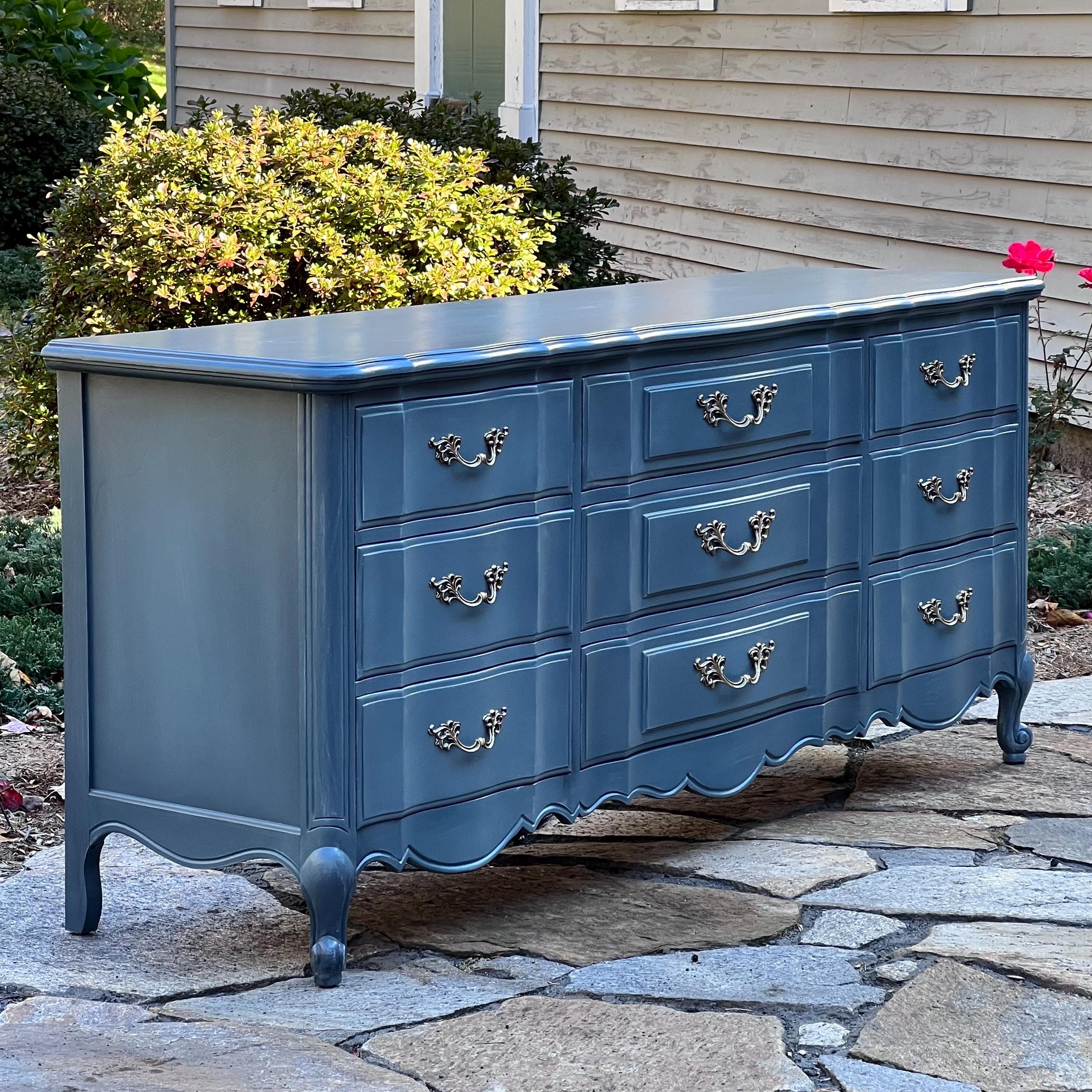 French Provincial Dresser, Restyled Sideboard, Coastal Chic