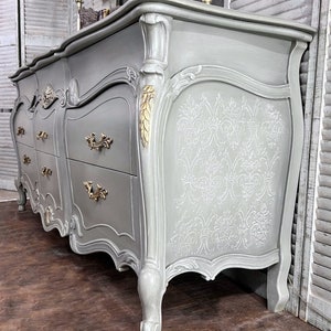 Vintage French Provincial Dresser/Sideboard, French Country image 6