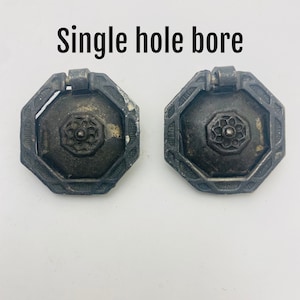 Vintage Circle Bail Drawer Pulls: Restoration Hardware Set