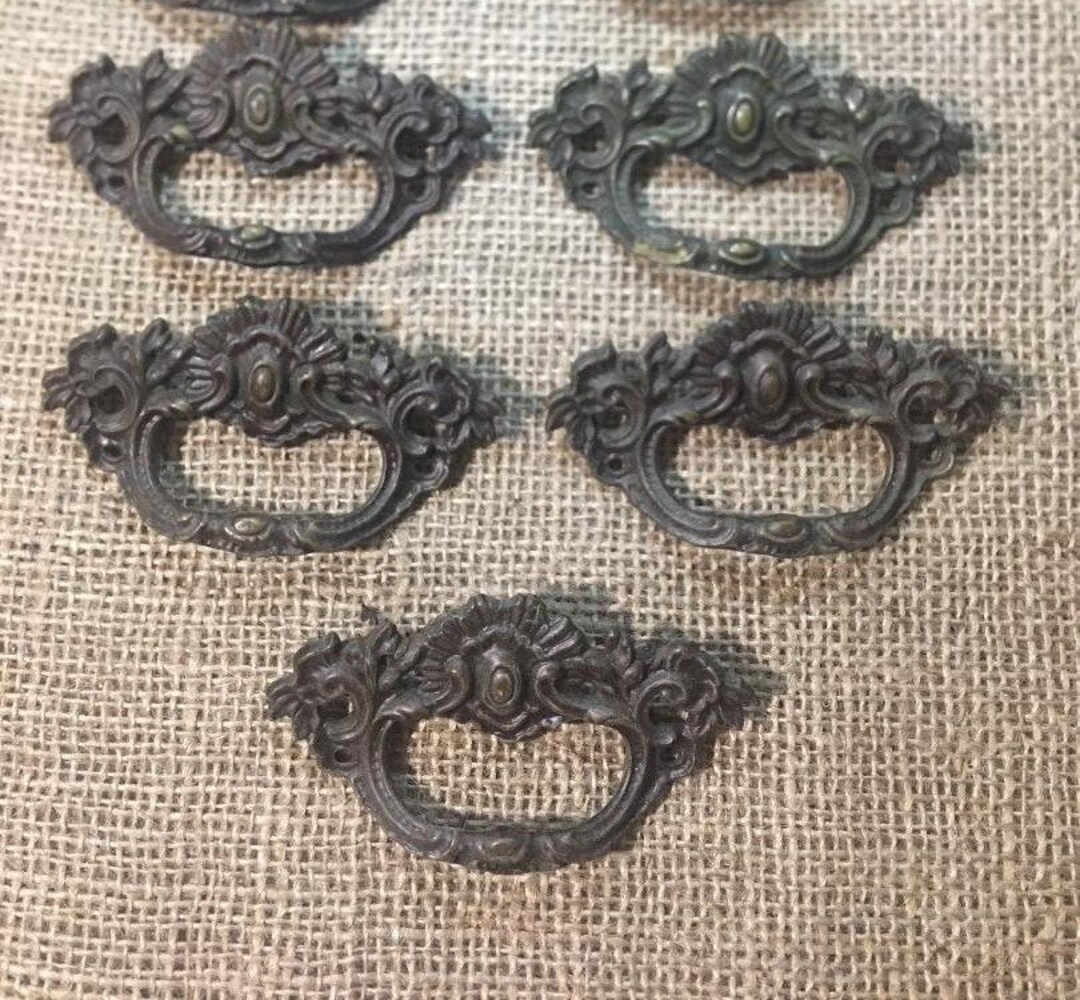 French Provincial Drawer Pulls Matched Set of 5 Pulls for - Etsy