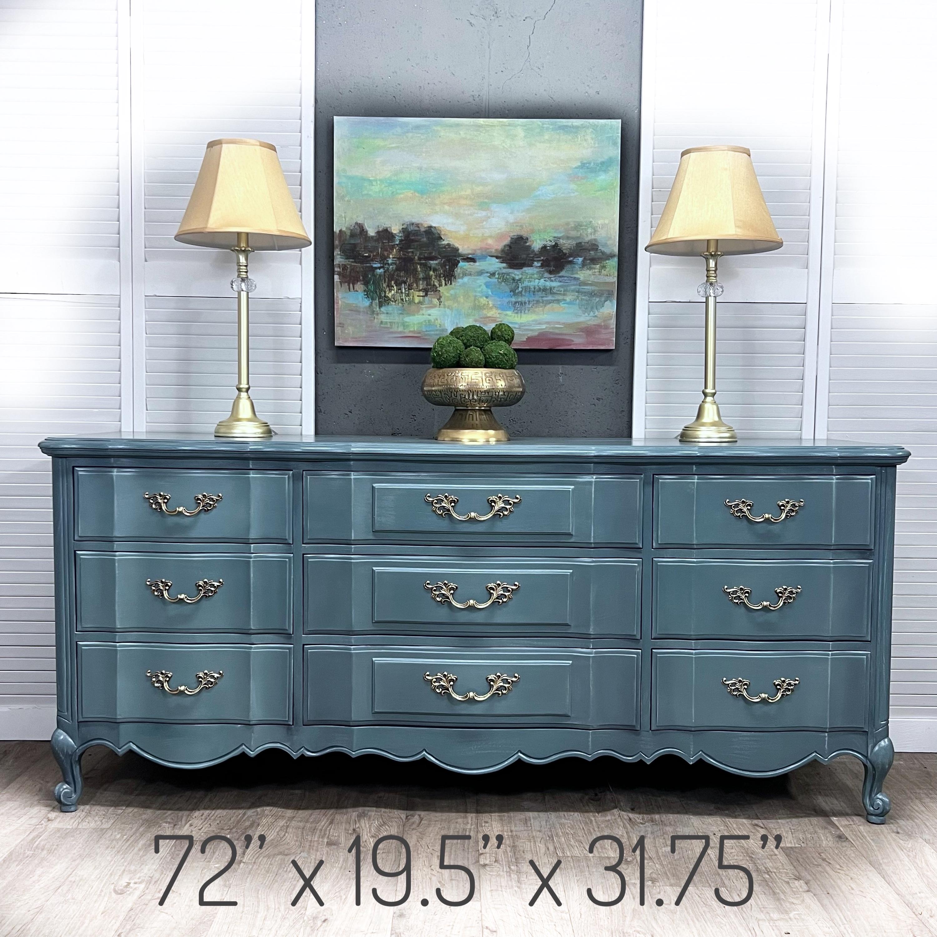 French Provincial Dresser, Restyled Sideboard, Coastal Chic