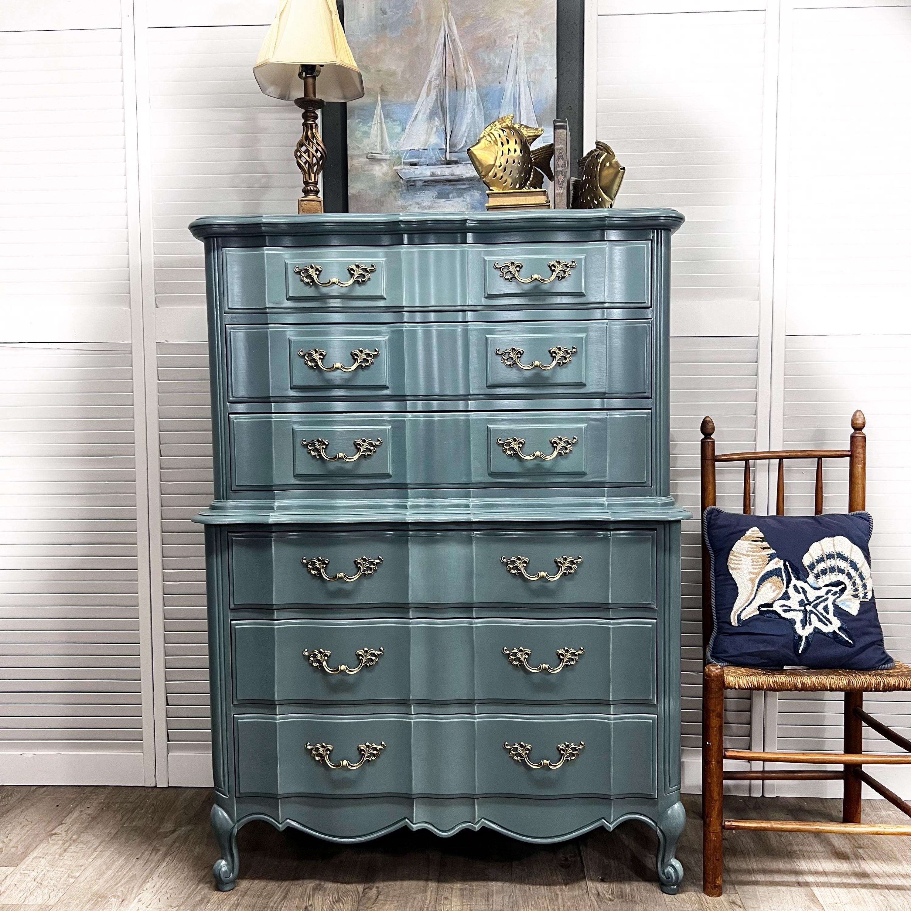 modern french provincial dresser French Provincial Annie Sloan Graphite Dresser |Cuckoo 4 Design