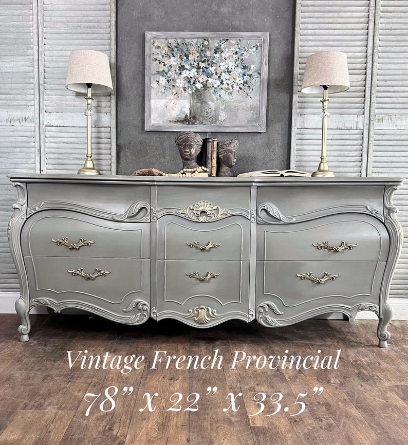 Vintage French Provincial Dresser/Sideboard, French Country image 2