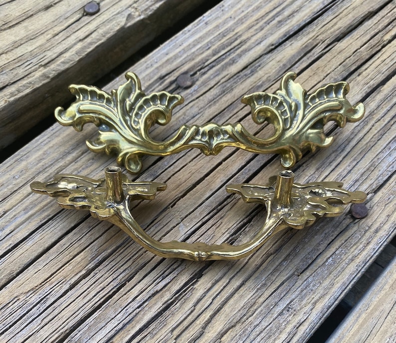 French Provincial Furniture Pulls set 2 Replacement Hardware Etsy