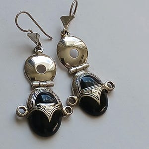 Boucles D'oreilles Papillons En Turquoise Naturelle Et Strass Sur Métal Argenté Sans Nickel