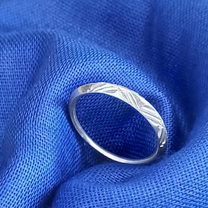 Tuareg ring in solid silver - handmade - unisex ring size: FR 58 / FR 62
