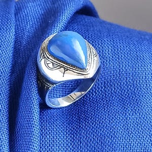 Tuareg ring in solid silver - traditional Tuareg jewelry, handmade
