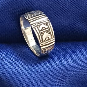 Solid silver Tuareg ring - Traditional Tuareg jewelry, handmade - unisex ring